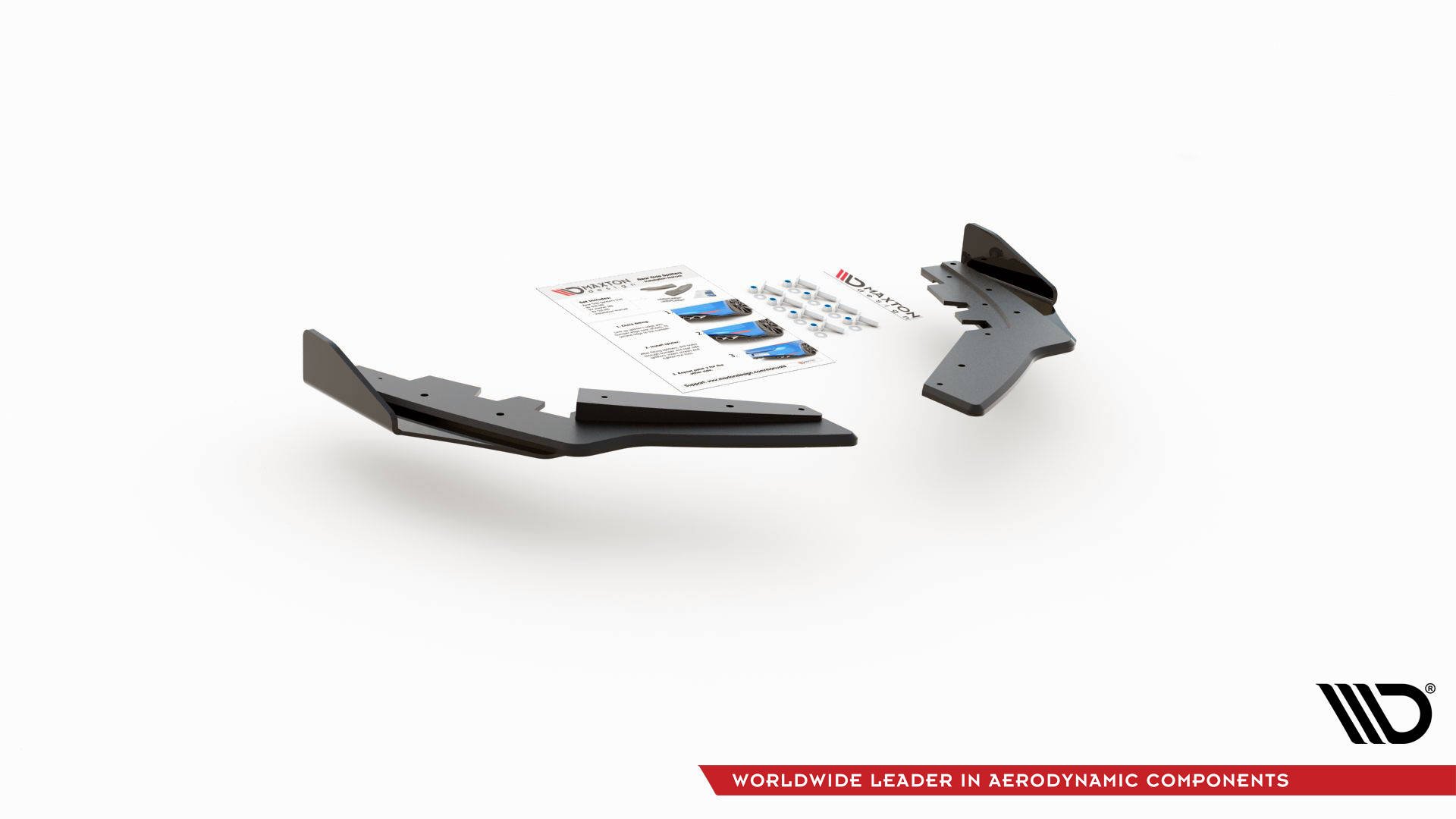 Street Pro Heck Ansatz Flaps passend für BMW M135i F20 schwarz Hochglanz