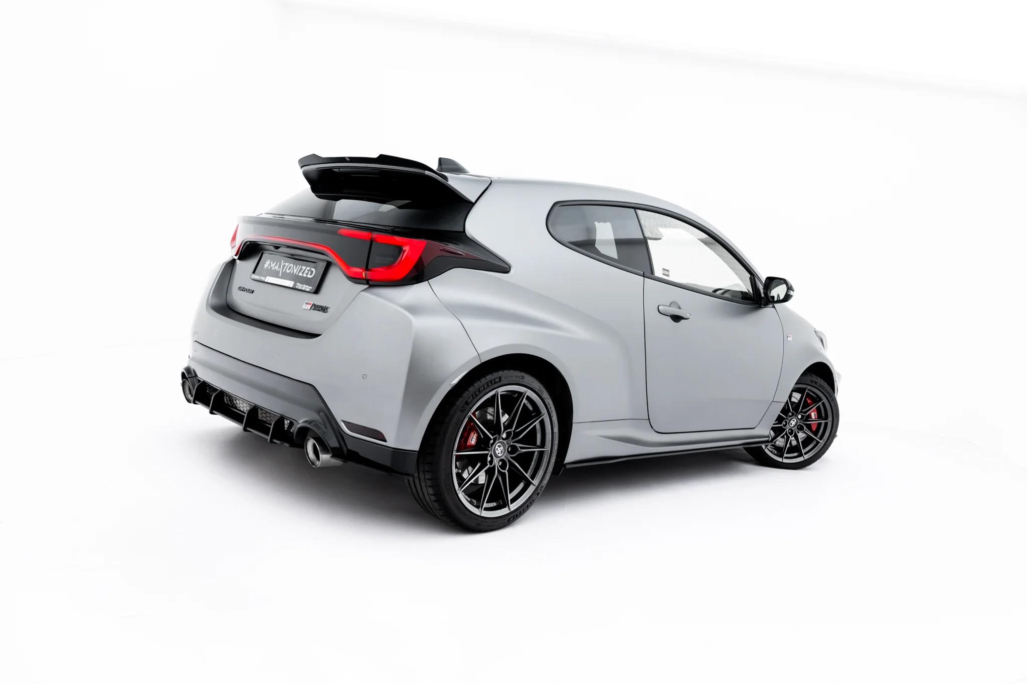 Seitenschweller Ansatz Paar passend für Toyota GR Yaris Mk4 Facelift schwarz matt