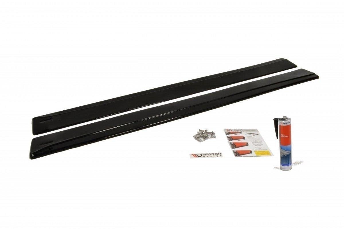 Street+ Seitenschweller Leisten passend für Toyota Celica T23 TS schwarz Hochglanz