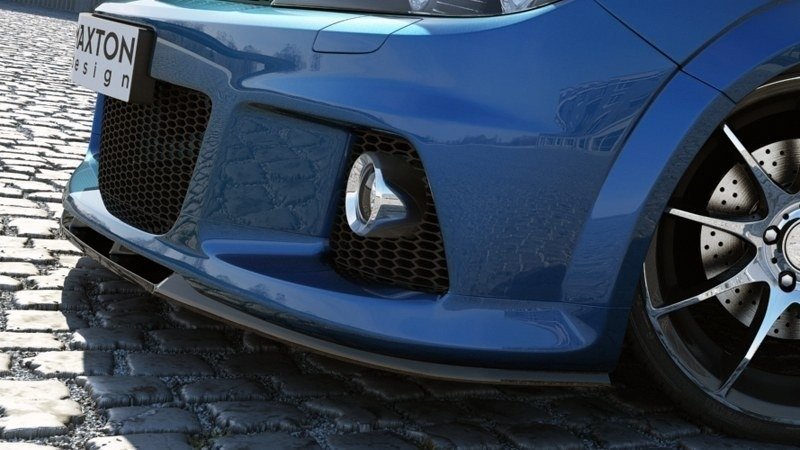 Street+ Spoilerlippe Front Ansatz passend für Opel Astra H OPC / VXR Nurburg schwarz Hochglanz