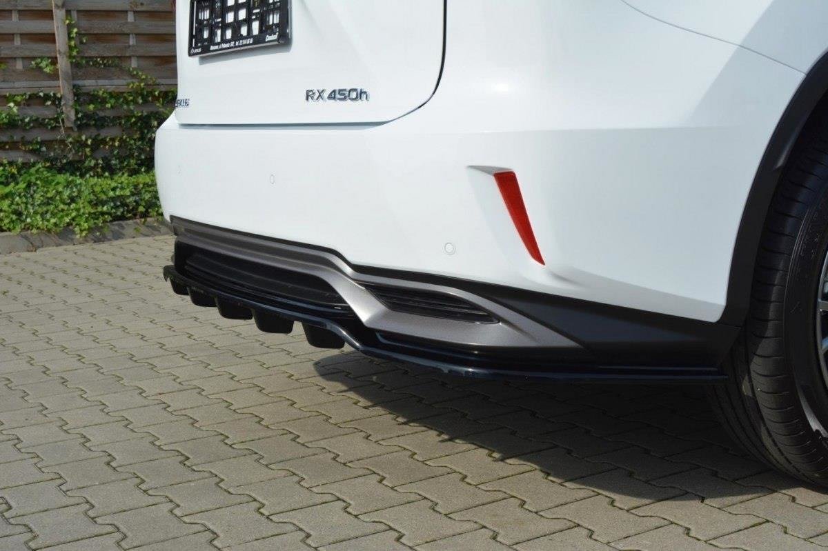 Heckansatz Lexus RX Mk4 H DTM LOOK schwarz Hochglanz