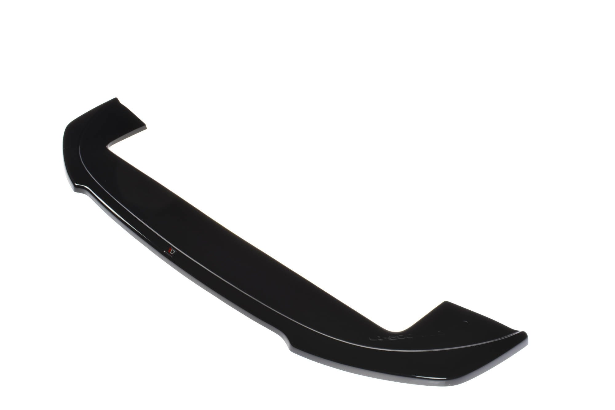 Front Ansatz V.2 für FIAT 500 HATCHBACK vor Facelift schwarz Hochglanz