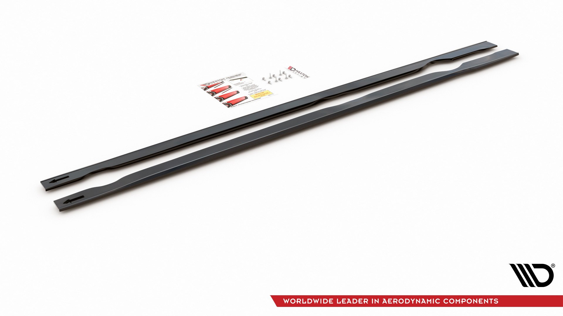 Seitenschweller Ansatz für VW Golf GTI TCR Mk7 schwarz Hochglanz