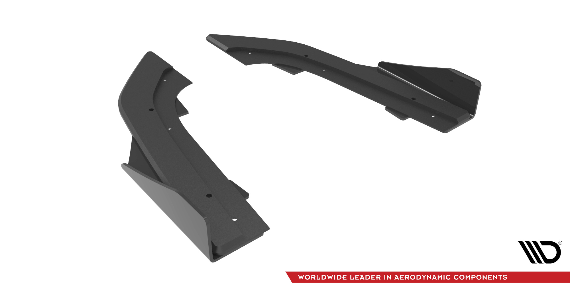 Street Pro Heck Ansatz Flaps passend für Audi RS3 Limousine 8Y schwarz Hochglanz