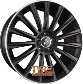 KESKIN KT18 TURBO Matt Black Lip Polish (MBLP) Einteilig 17 Zoll