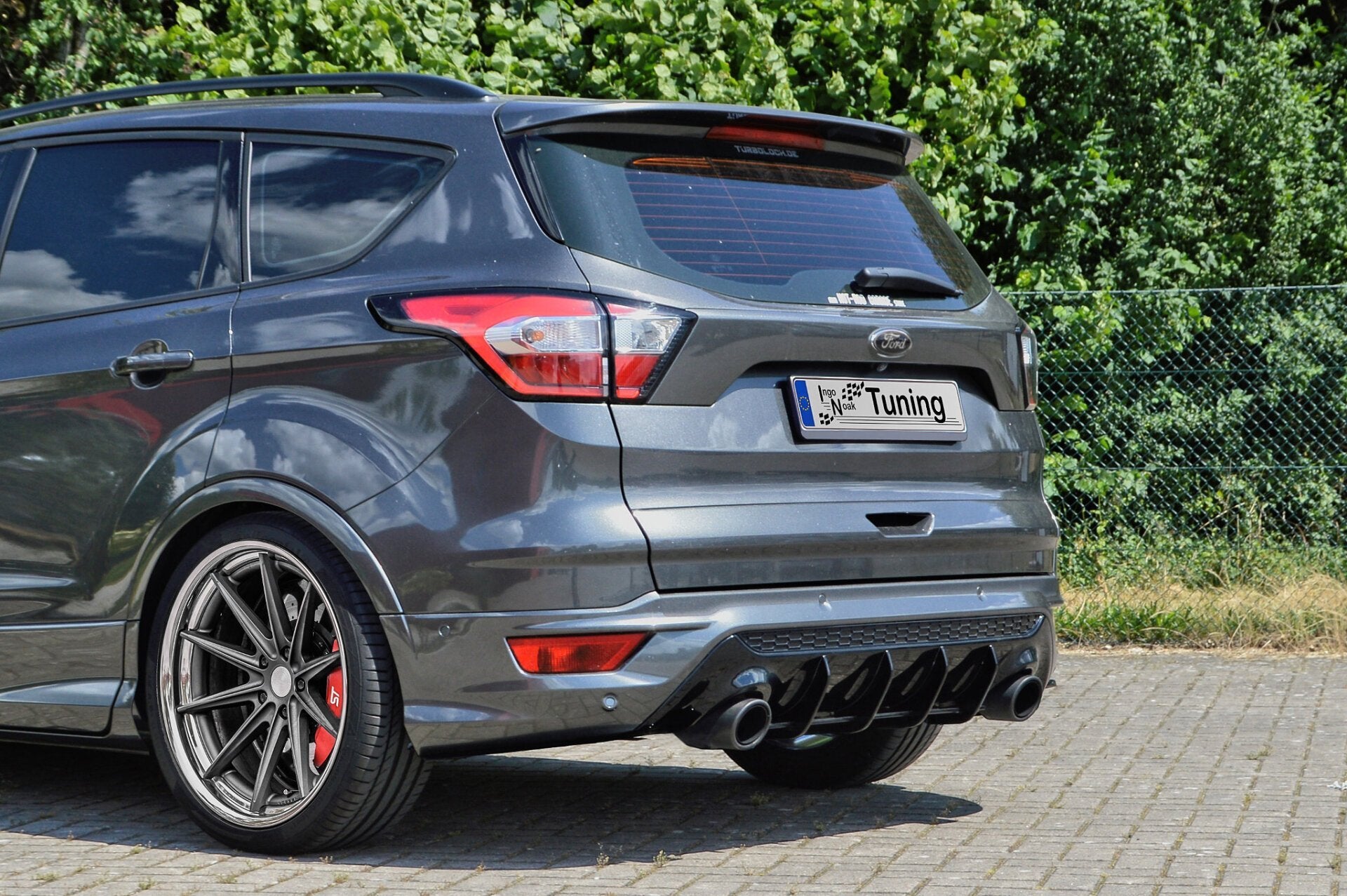 Bodykit für Ford Kuga DM2 Bj.2016-2019 Schwarz Matt