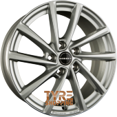 BORBET V Crystal Silver Einteilig 19 Zoll