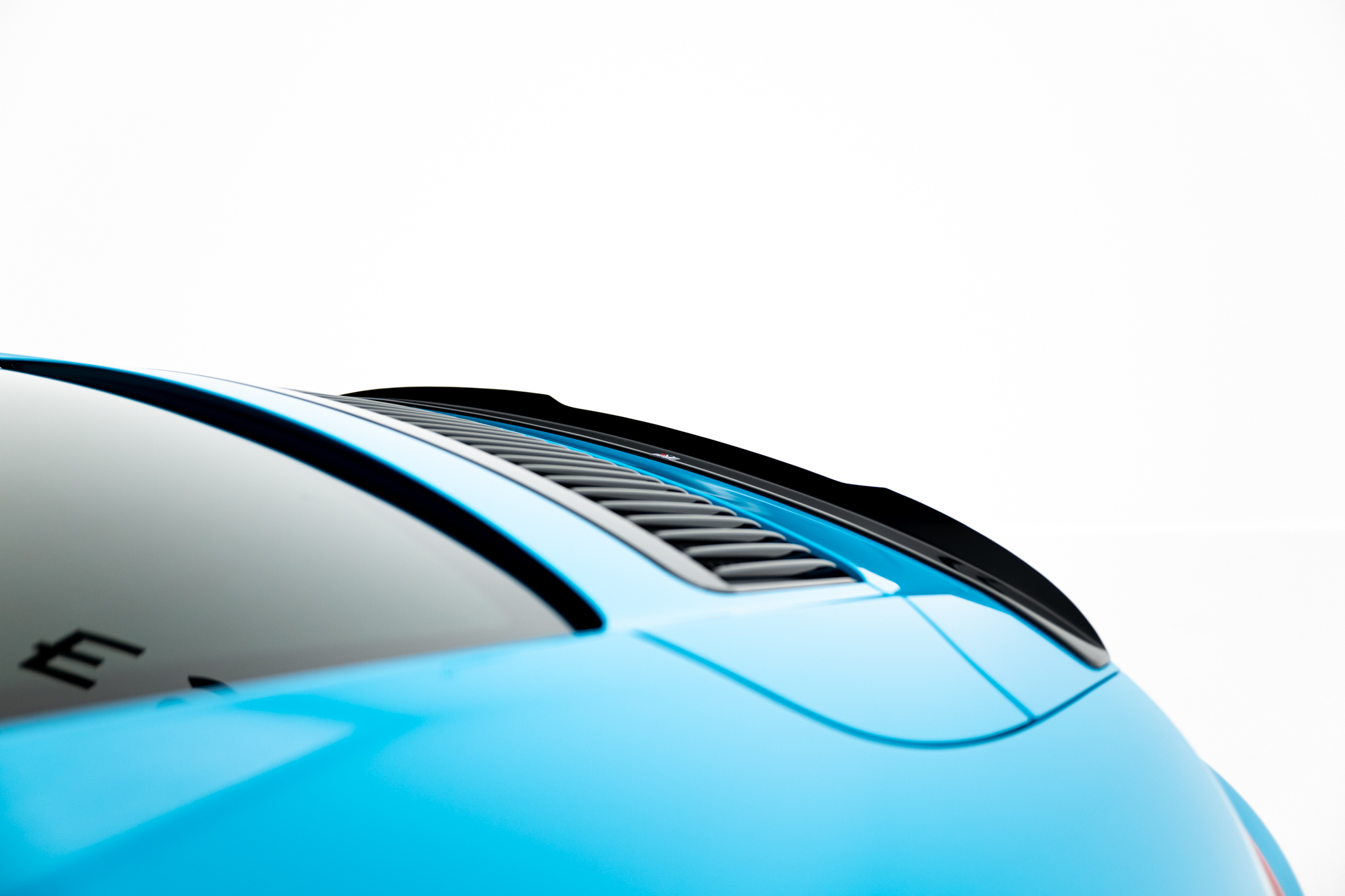 Spoiler CAP für Porsche 911 Carrera 991 Facelift schwarz Hochglanz