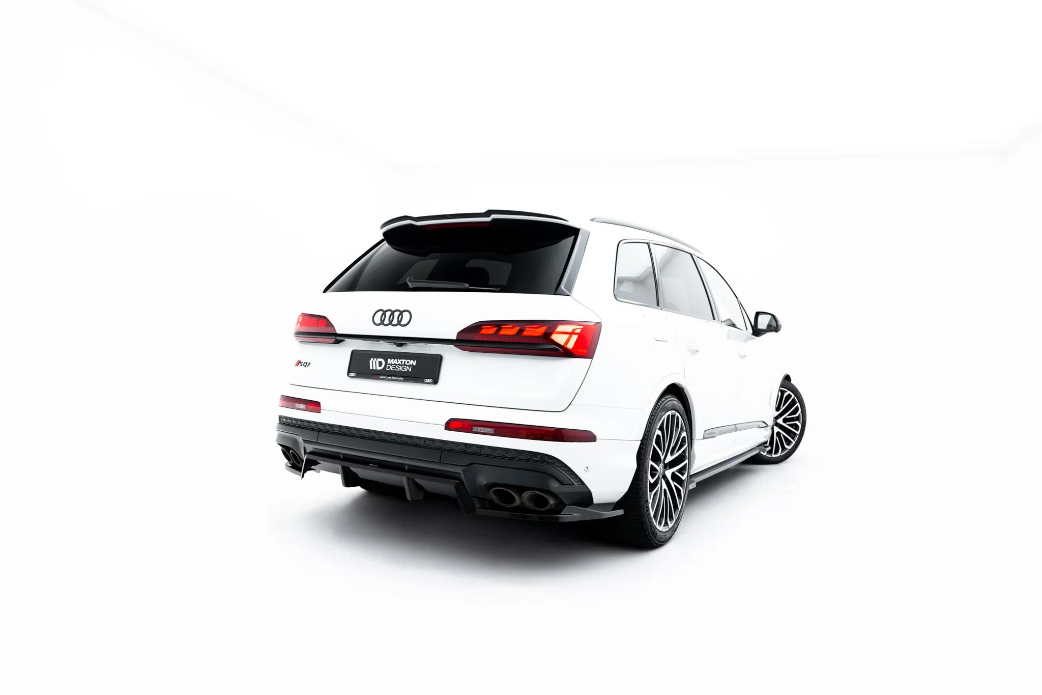 Diffusor Heckansatz passend für Audi SQ7 Mk2 Facelift 2 schwarz Hochglanz