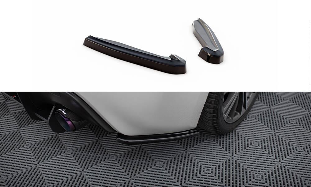 Heck Ansatz Flaps Diffusor V.1 für Subaru BRZ Mk1 / Mk1 Facelift schwarz Hochglanz