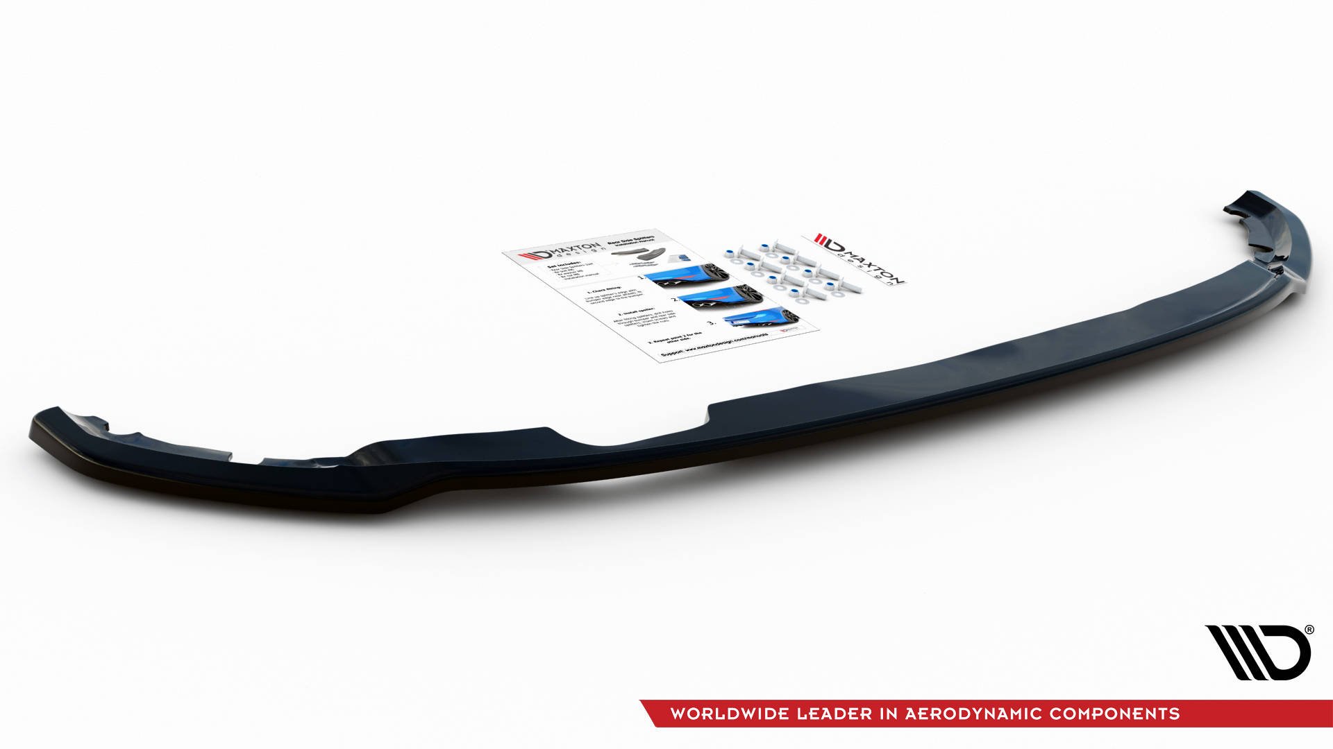 Street+ Mittlerer Diffusor Heck Ansatz passend für Citroen DS4 schwarz Hochglanz