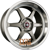 BORBET DB8GT Graphite Rim Polished Einteilig 18 Zoll