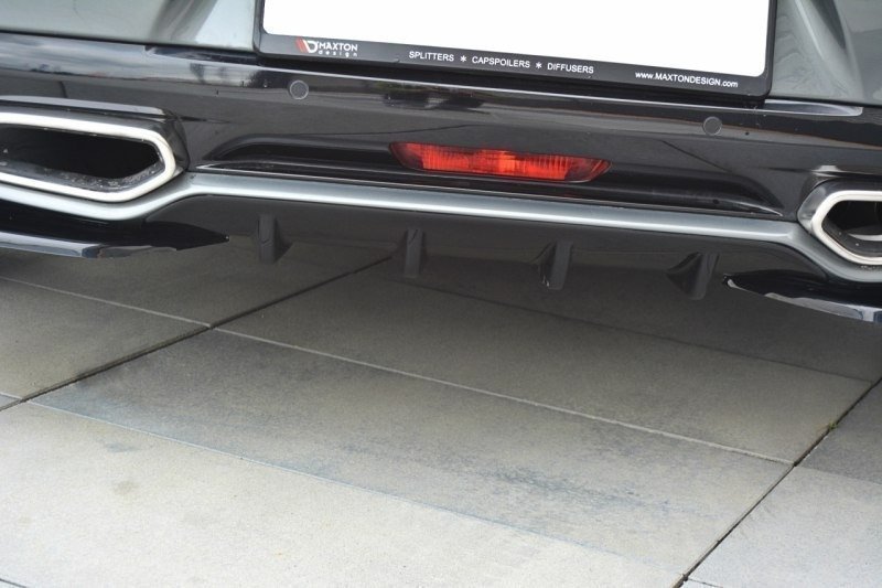 Street+ Heck Ansatz Diffusor passend für CITROEN DS5 schwarz Hochglanz