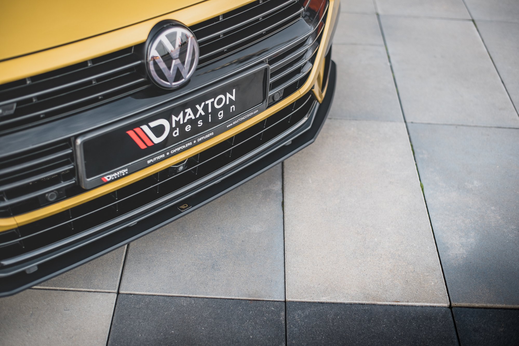 Street Pro Spoilerlippe Front Ansatz passend für VW Arteon R-Line rot