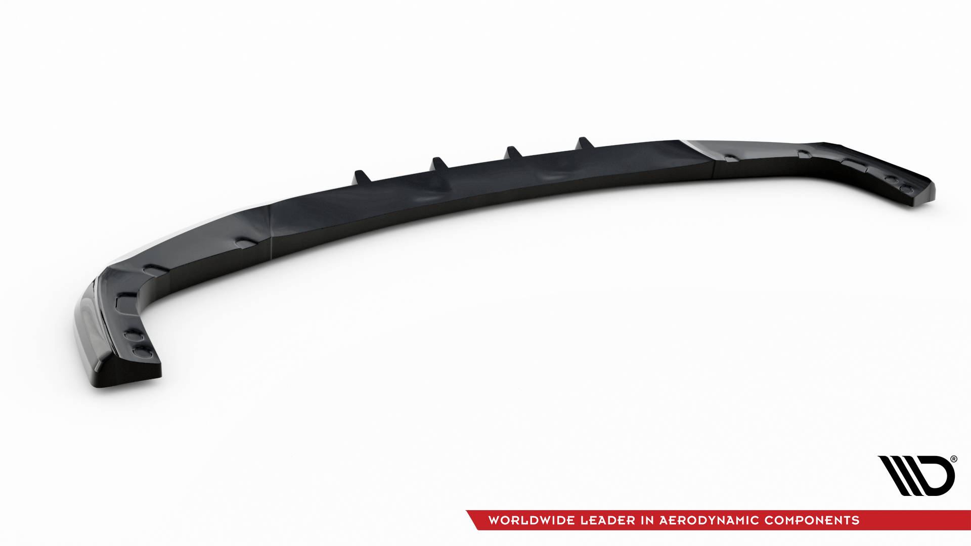 Street+ Spoilerlippe Front Ansatz V.1 passend für BMW X6 M F96 schwarz Hochglanz