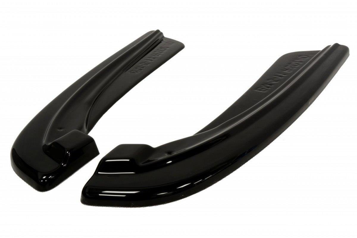 Heck Ansatz Flaps Diffusor für BMW 5er M-Paket Limousine /Touring F10/F11 mit zwei Doppel Endstücken schwarz Hochglanz