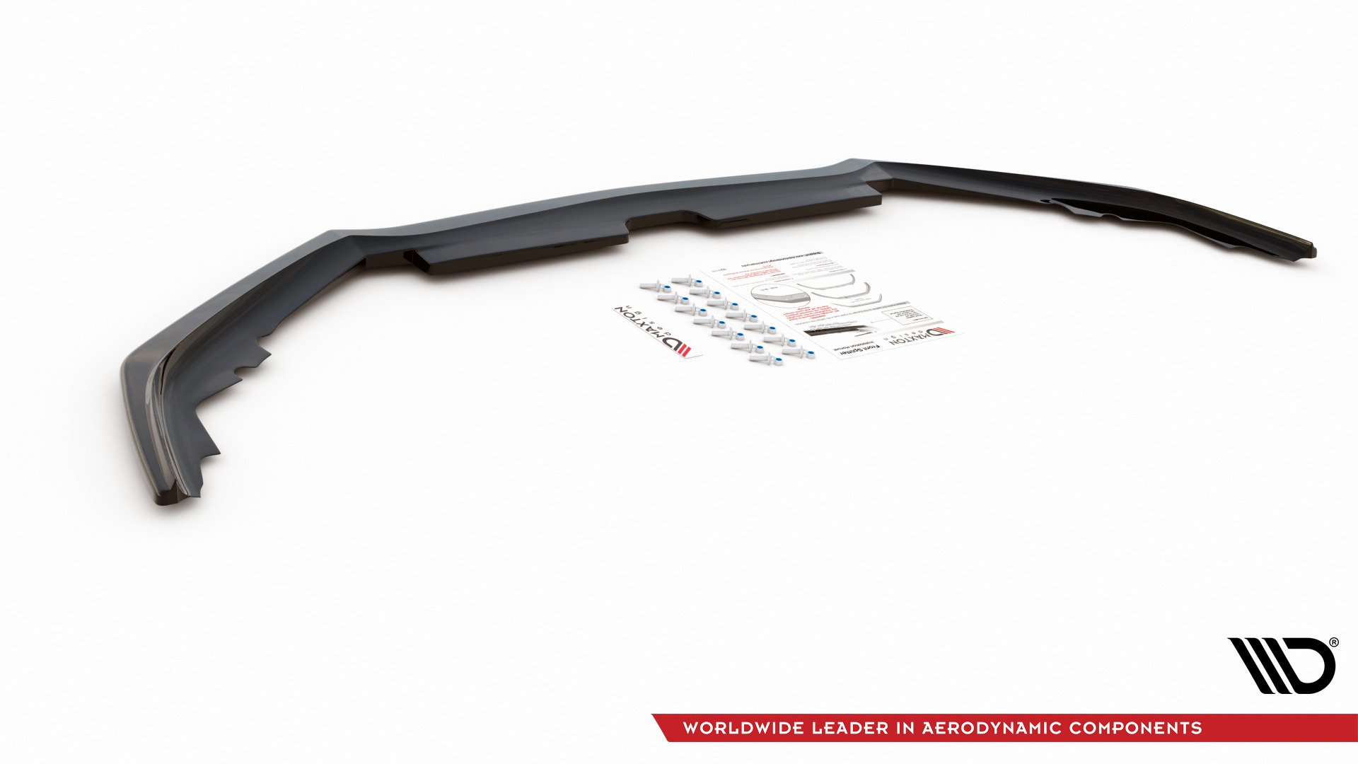 Front Ansatz für Honda Accord VIII CU Series Facelift schwarz matt