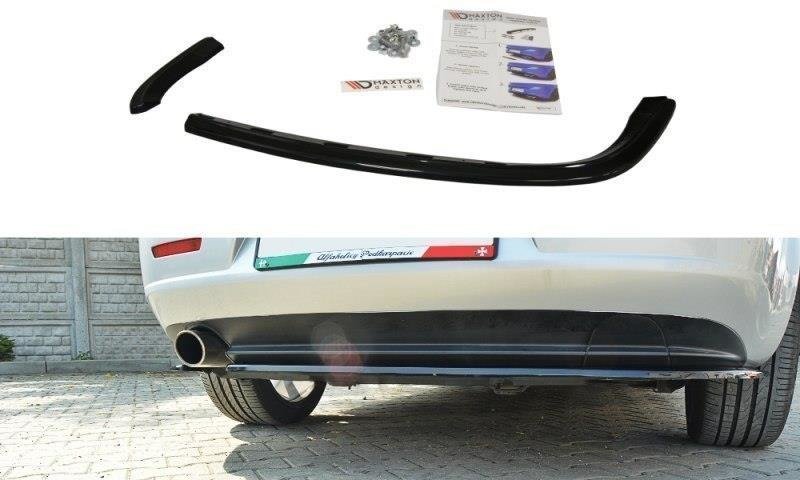 Street+ Mittlerer Diffusor Heck Ansatz RACE passend für Alfa Romeo 159 schwarz matt