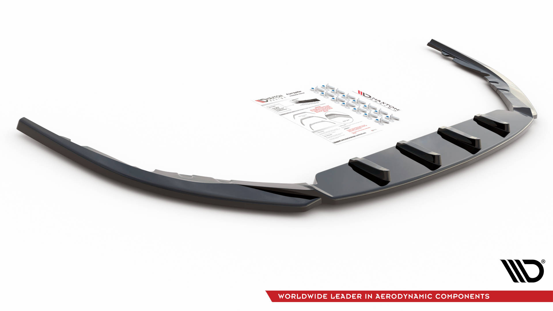 Street+ Spoilerlippe Front Ansatz V.2 passend für Toyota Avensis Mk3 FL schwarz Hochglanz