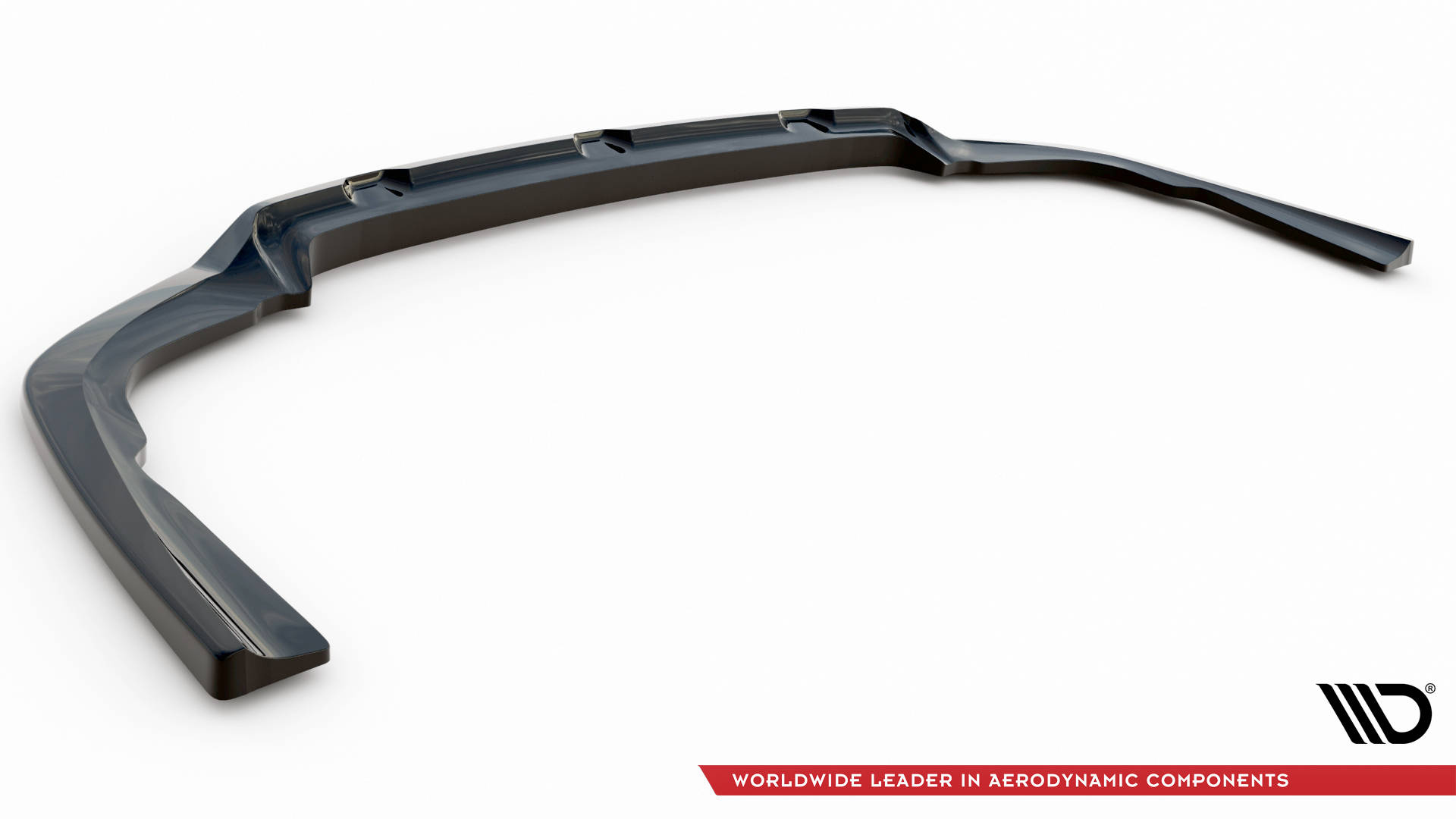 Street+ Mittlerer Diffusor RACE Heck Ansatz V.2 passend für BMW X6 M-Paket G06 schwarz Hochglanz