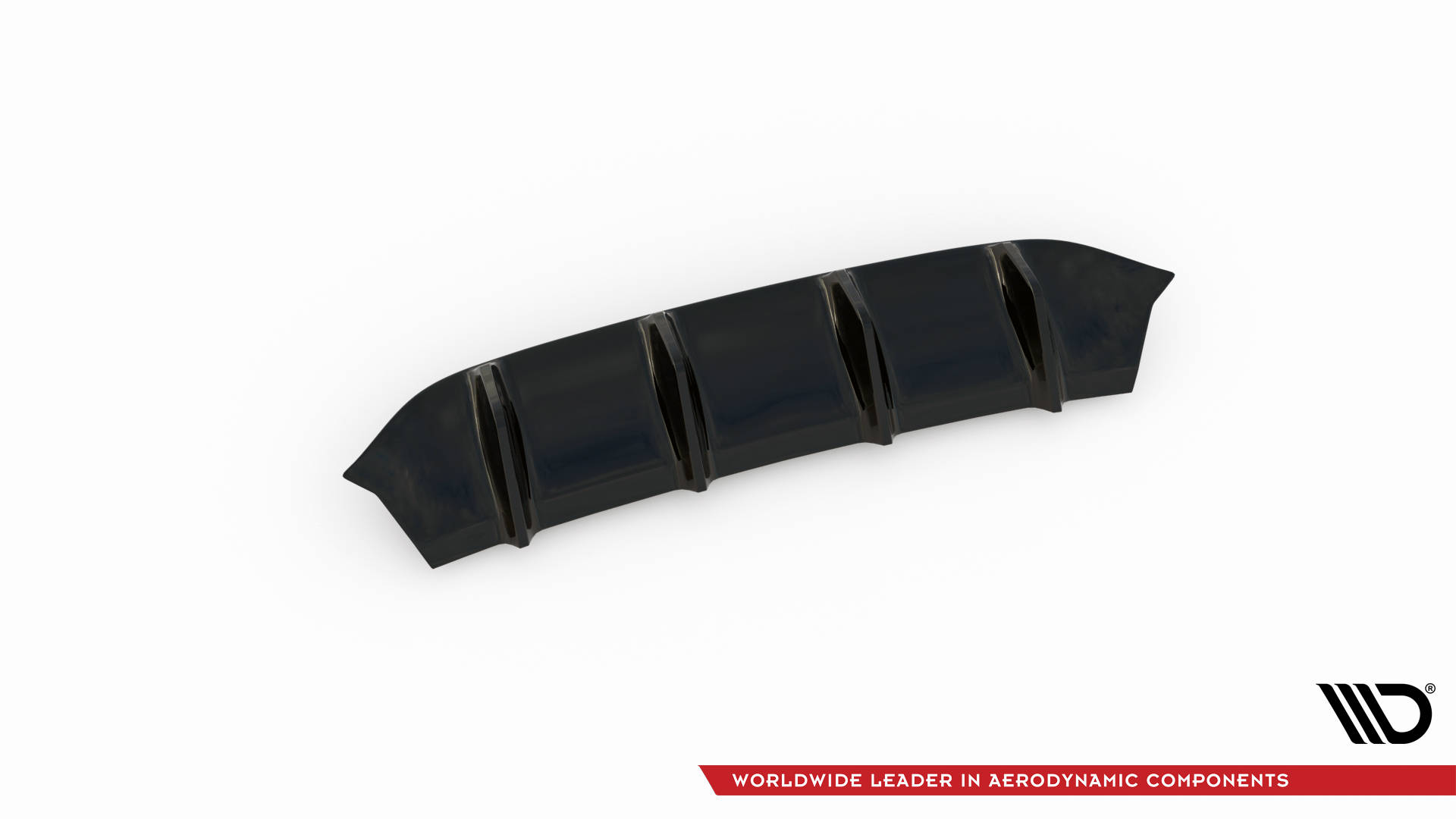 Street+ Heck Ansatz Diffusor passend für Mercedes GLE Coupe 63 AMG C292 schwarz Hochglanz