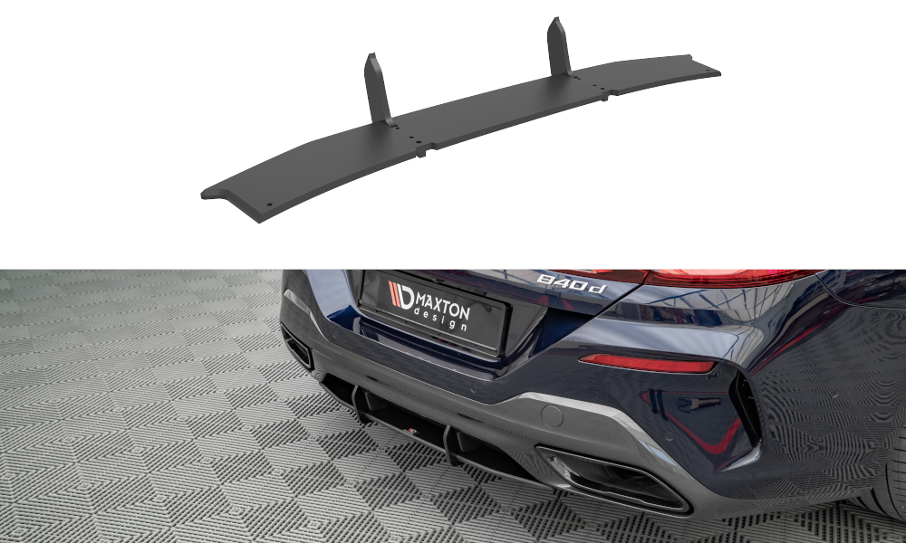 Street Pro Heckschürze Heck Ansatz Diffusor passend für BMW 8 Gran Coupe M-Paket G16 rot