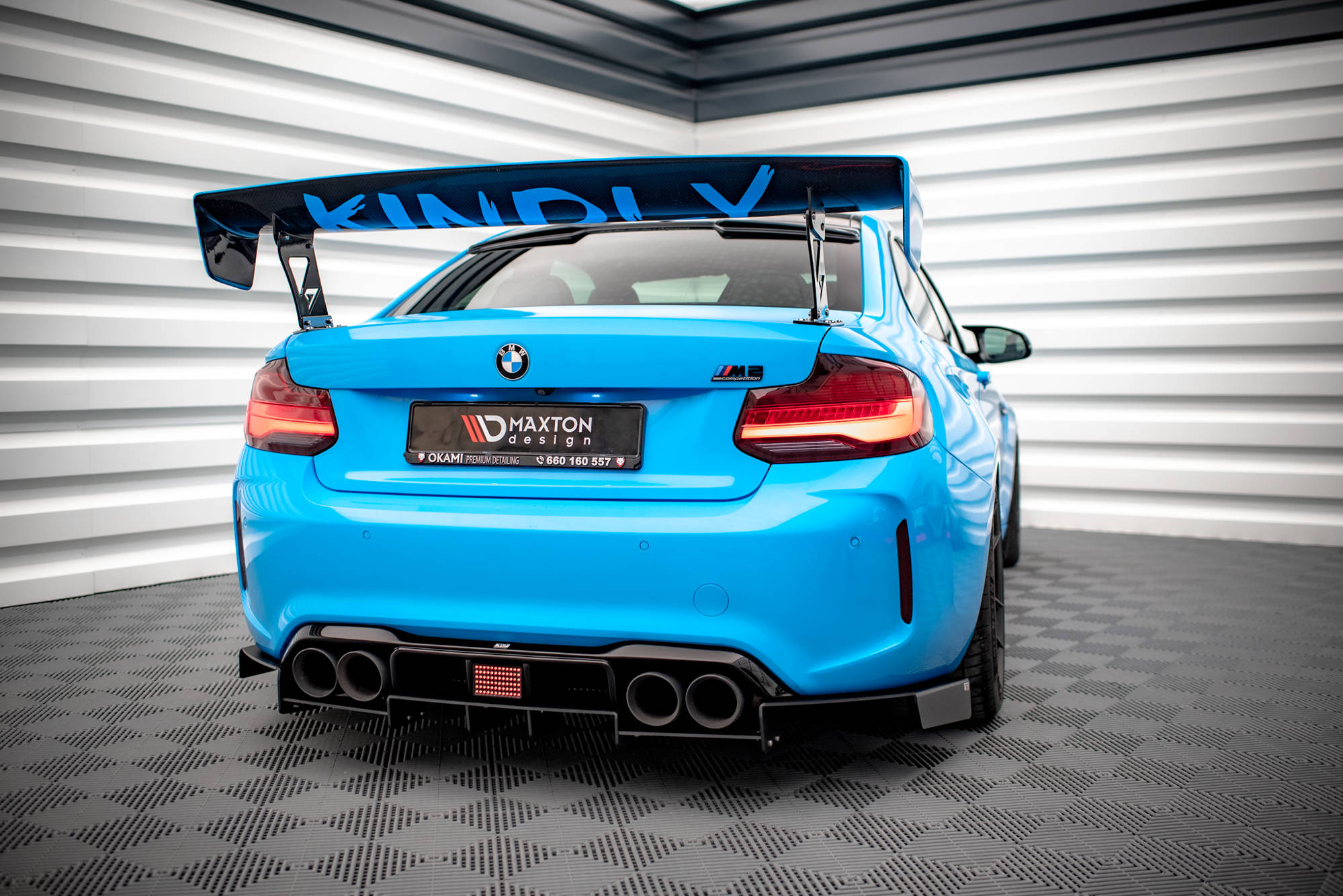 Street Pro Heckschürze Heckansatz passend für BMW M2 F87