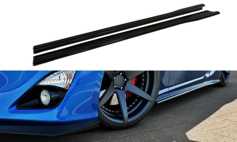 Street+ Seitenschweller Leisten passend für Toyota GT86 schwarz Hochglanz