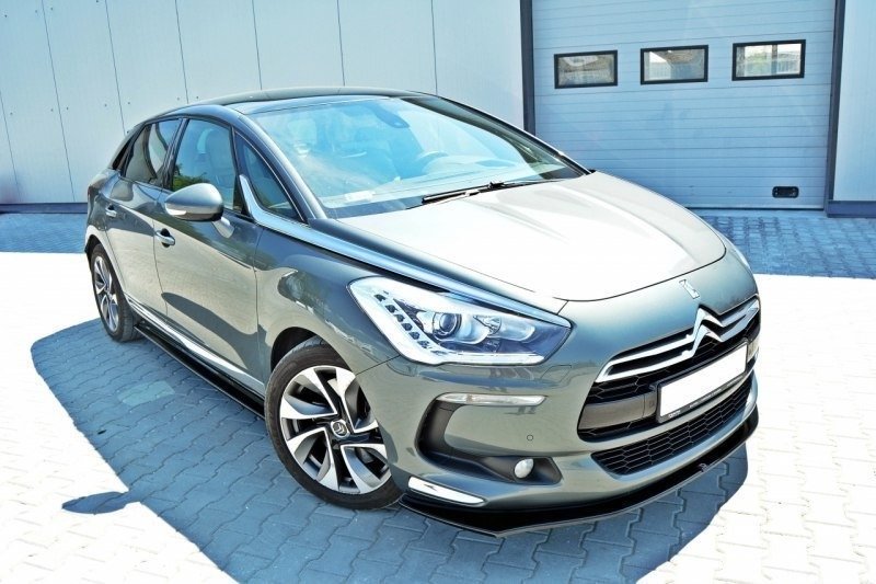Street+ Spoilerlippe Front Ansatz V.2 passend für CITROEN DS5 FL schwarz matt