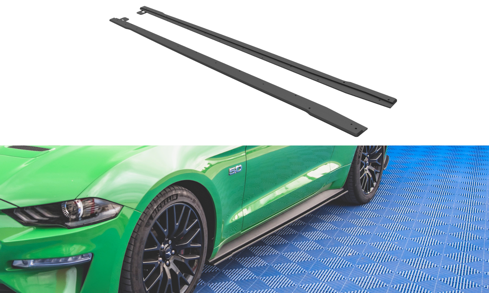 Street Pro Seitenschweller Leisten V.1 passend für Ford Mustang GT Mk6 FL