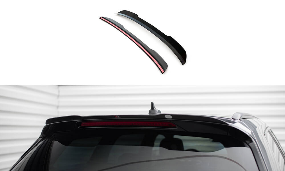 Spoiler CAP für VW Passat R-Line B8 schwarz Hochglanz
