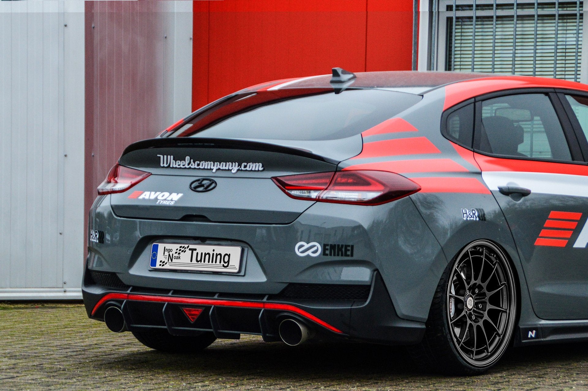 Racing Heckansatz für Hyundai I30 N-Line Fastback ab Bj.2018-