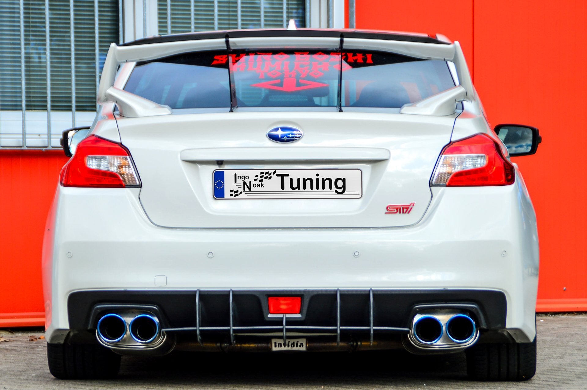 Bodykit für Subaru Impreza WRX STi V1+VAF (Schwarz Matt)