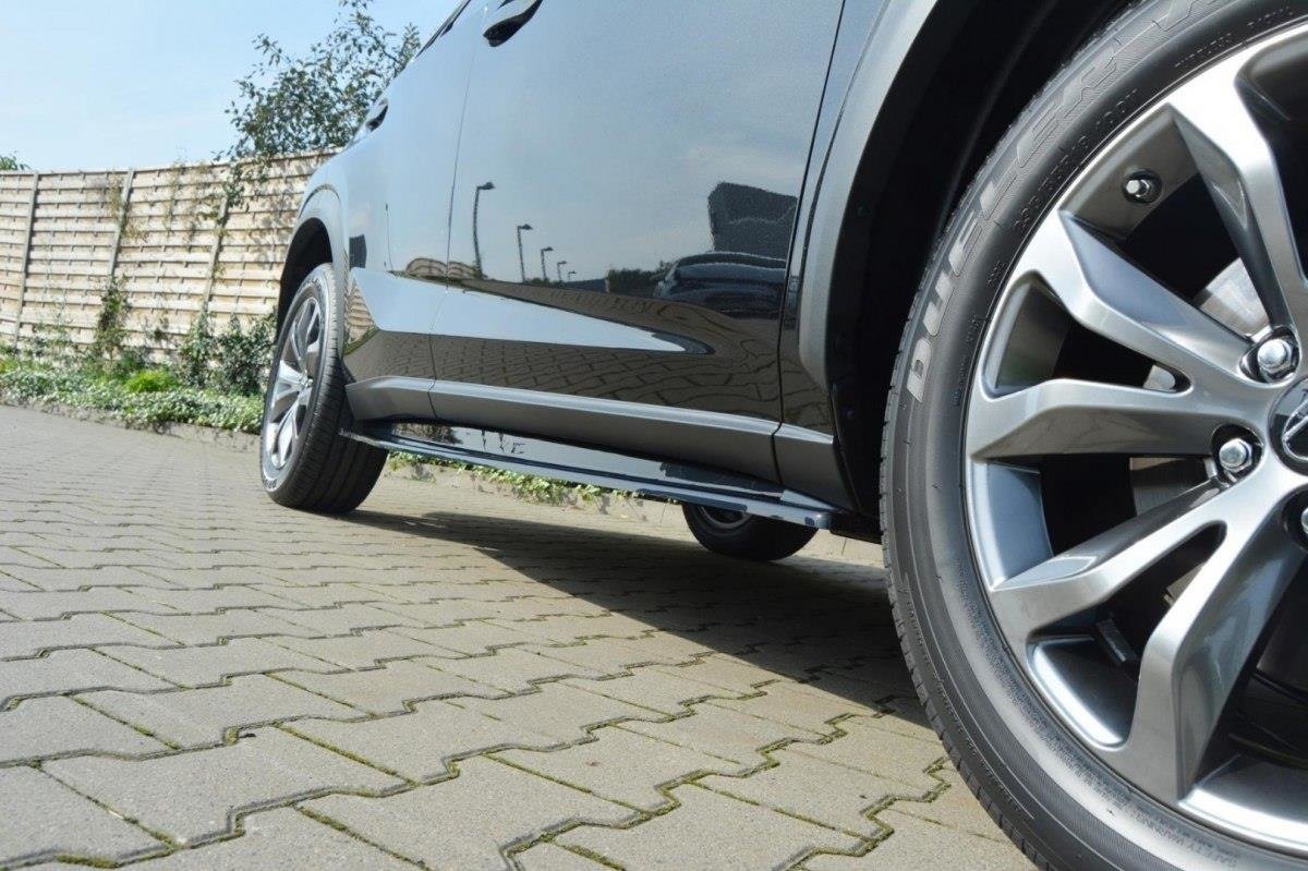 Seitenschweller Ansatz für Lexus NX Mk1 /Mk1 Facelift schwarz Hochglanz