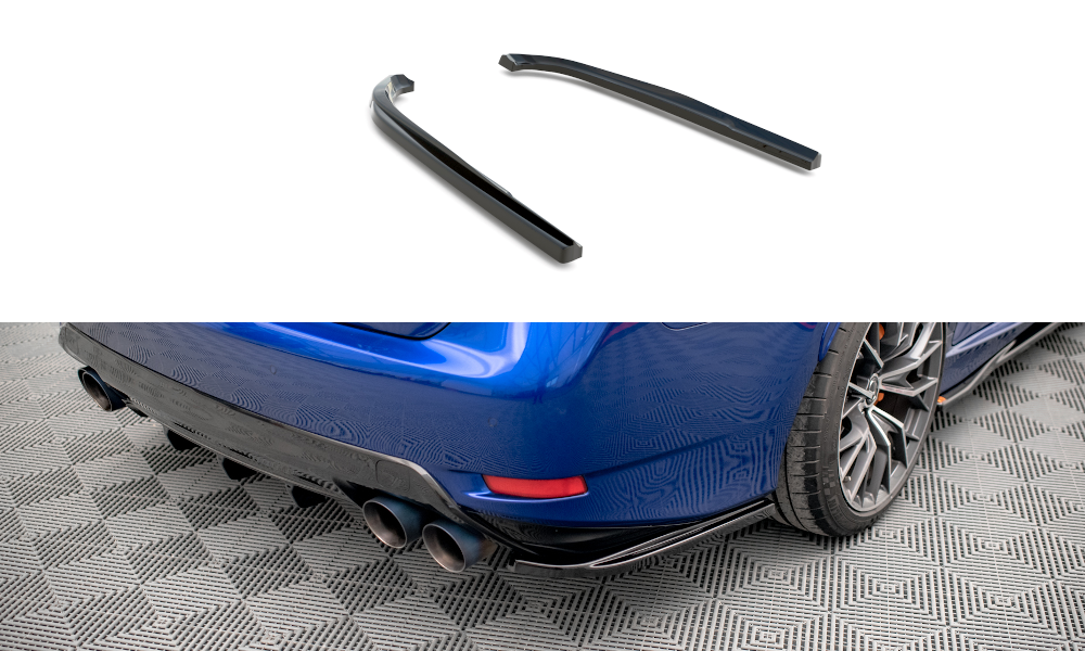 Street+ Heck Ansatz Flaps passend für Lexus GS F Mk4 FL Carbon Look