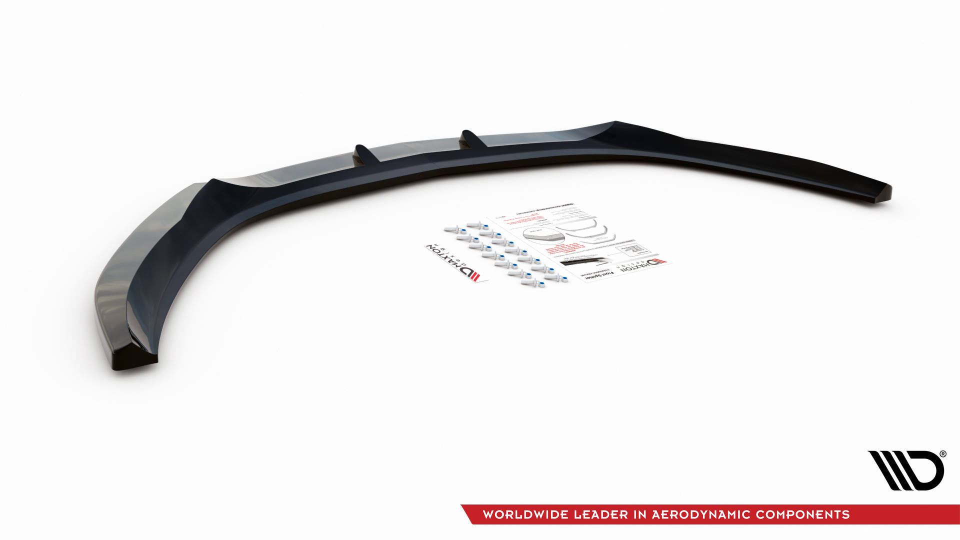 Street+ Spoilerlippe Front Ansatz V.1 passend für Opel Astra GTC OPC-Line J schwarz Hochglanz