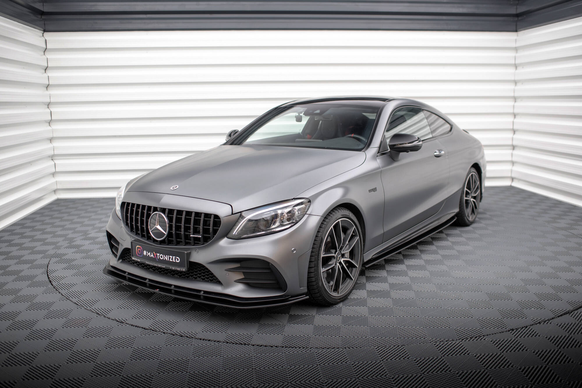 Street Pro Seitenschweller Leisten passend für Mercedes-AMG C43 Coupe / Cabrio C205 FL / A205 FL