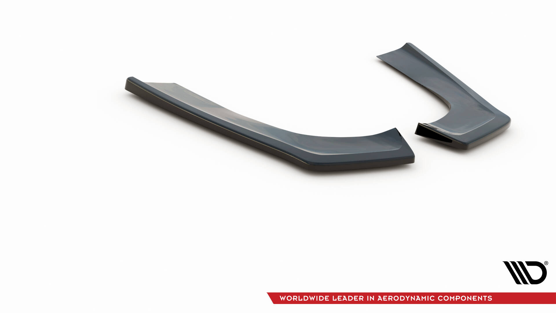 Heck Ansatz Flaps Diffusor für Mercedes-Benz CLA AMG-Line X118 schwarz Hochglanz