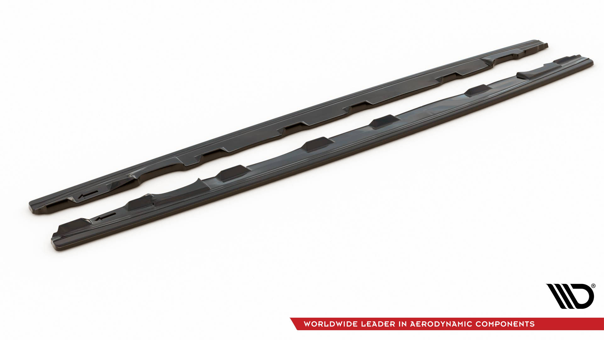 Seitenschweller Ansatz für Audi S5 / A5 S-Line F5 Sportback schwarz Hochglanz