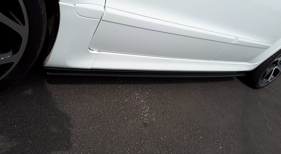 Seitenschweller Ansatz für Ford S-Max Titanium Mk1 Facelift schwarz Hochglanz