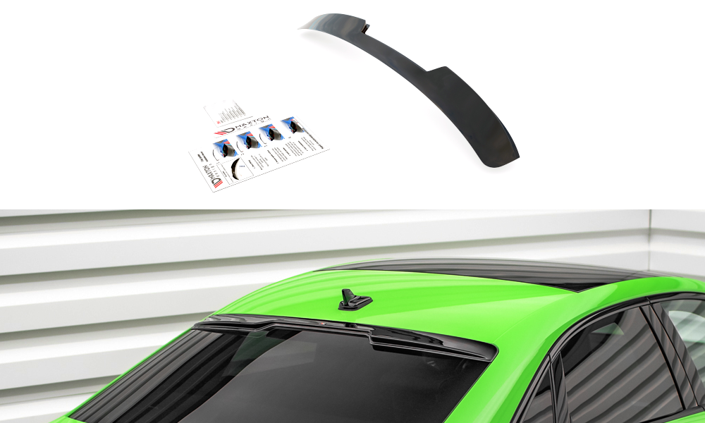 Heckscheiben Spoiler passend für Audi RS3 Limousine 8Y FL schwarz Hochglanz