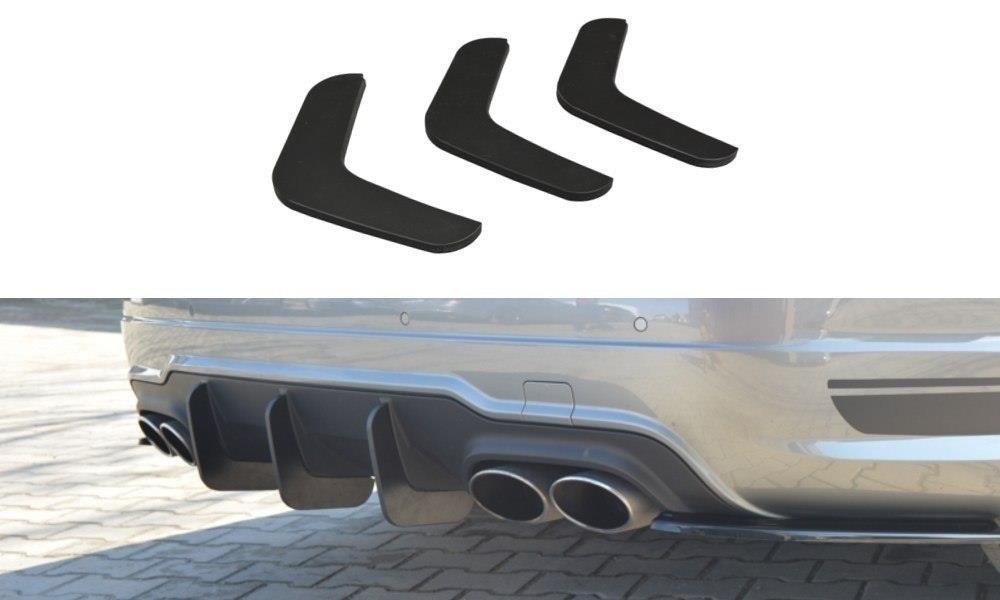 Street Pro Heck Ansatz Diffusor Heckschürze V.2 passend für Mercedes C W204 AMG-Line FL