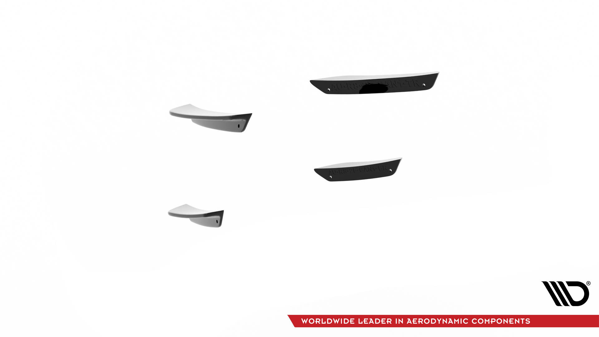 Stoßstangen Flaps Wings vorne Canards passend für Audi RS3 Sportback 8Y FL