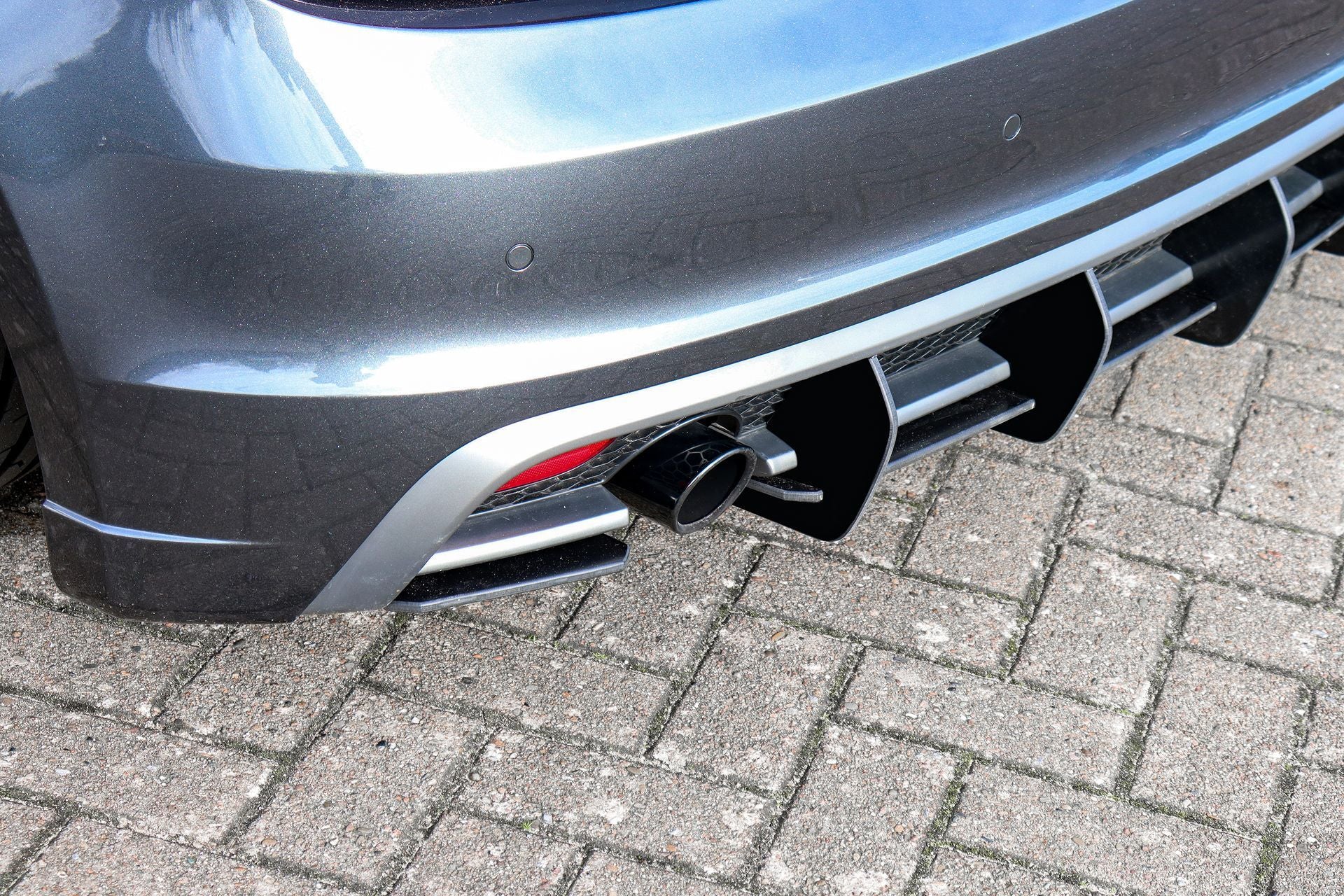 Racing Heckansatz Diffusor für Audi A1 8X mit S-Line Bj.2010-2014