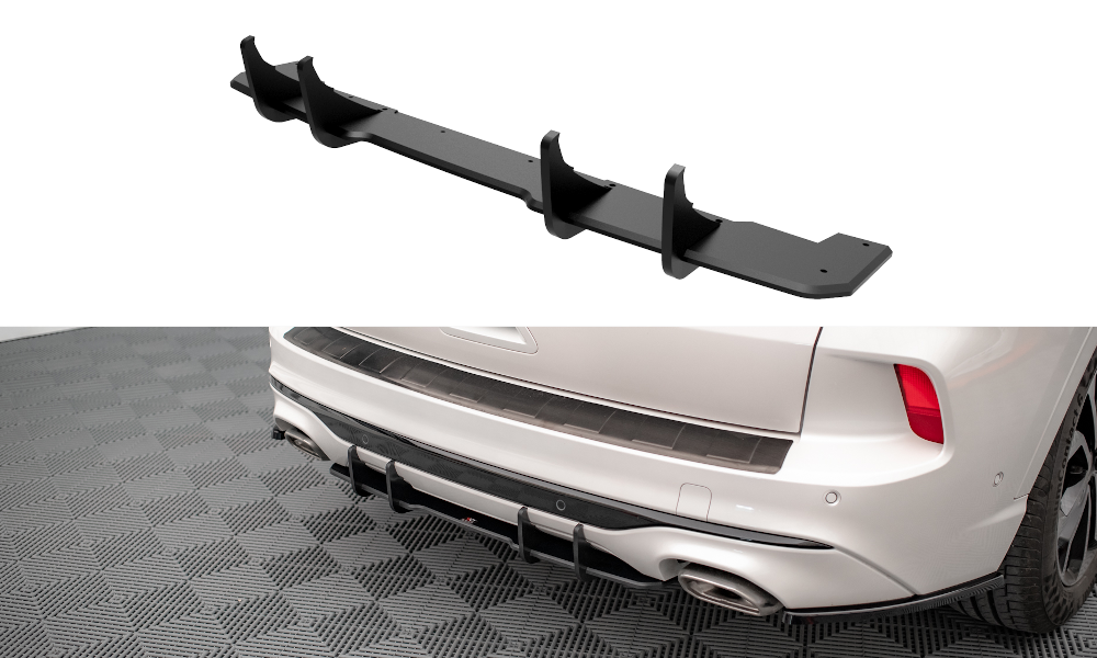 Street Pro Heckschürze Heck Ansatz Diffusor passend für Ford Kuga ST-Line Mk3 rot