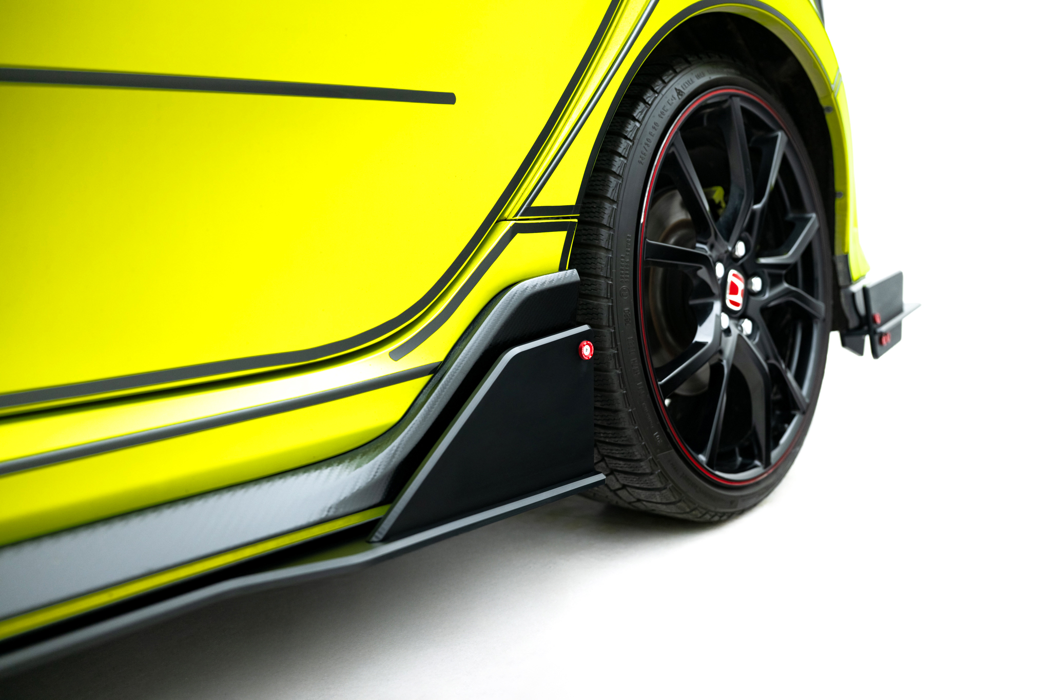 Street Pro Seitenschweller Ansatz für Honda Civic Type-R Mk10 / Mk10 Facelift