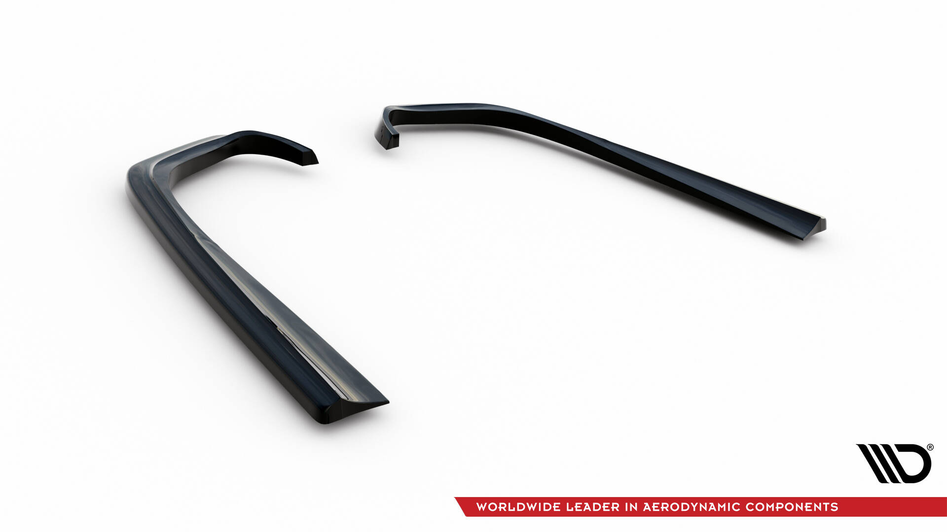 Heck Ansatz Flaps Diffusor für Mercedes-Benz E-Klasse W213 Coupe C238 / Cabriolet A238 AMG-Line schwarz Hochglanz