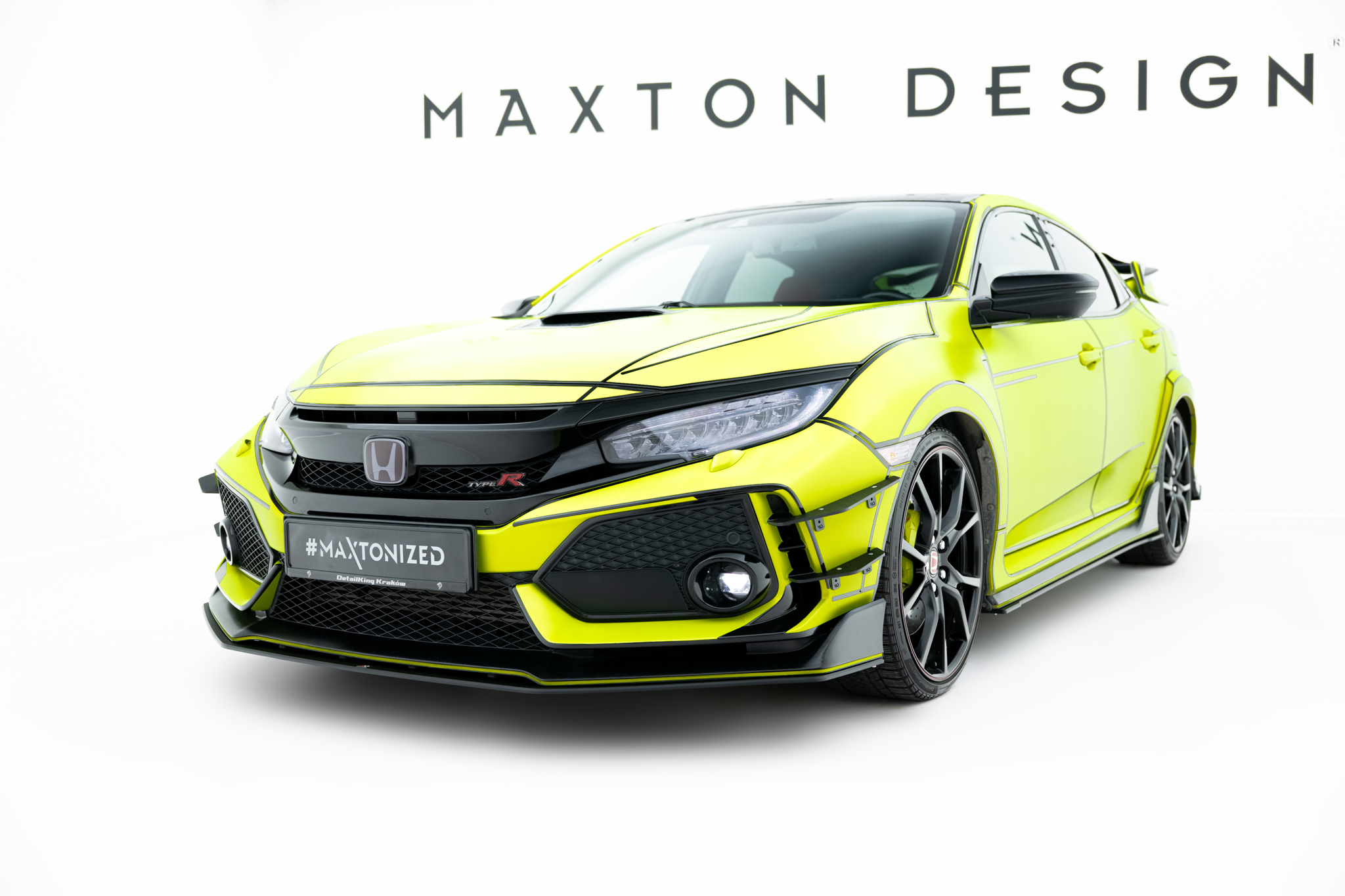 Street Pro Spoilerlippe Front Ansatz V.2 passend für Honda Civic Type-R Mk10 / Mk10 FL