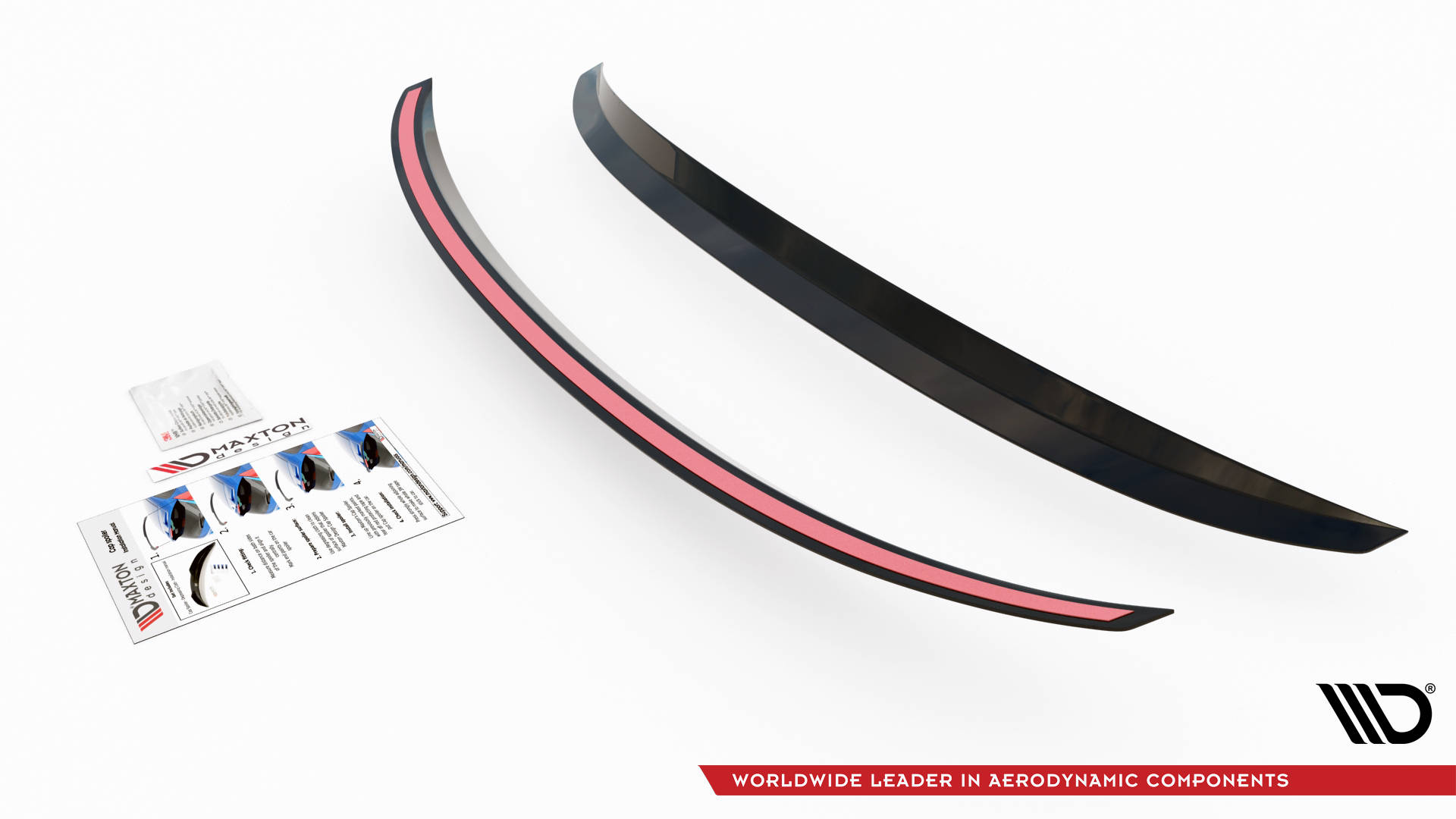 Verlängerung Motorhaube passend für Ford Fiesta Standard/ ST-Line/ ST schwarz Hochglanz