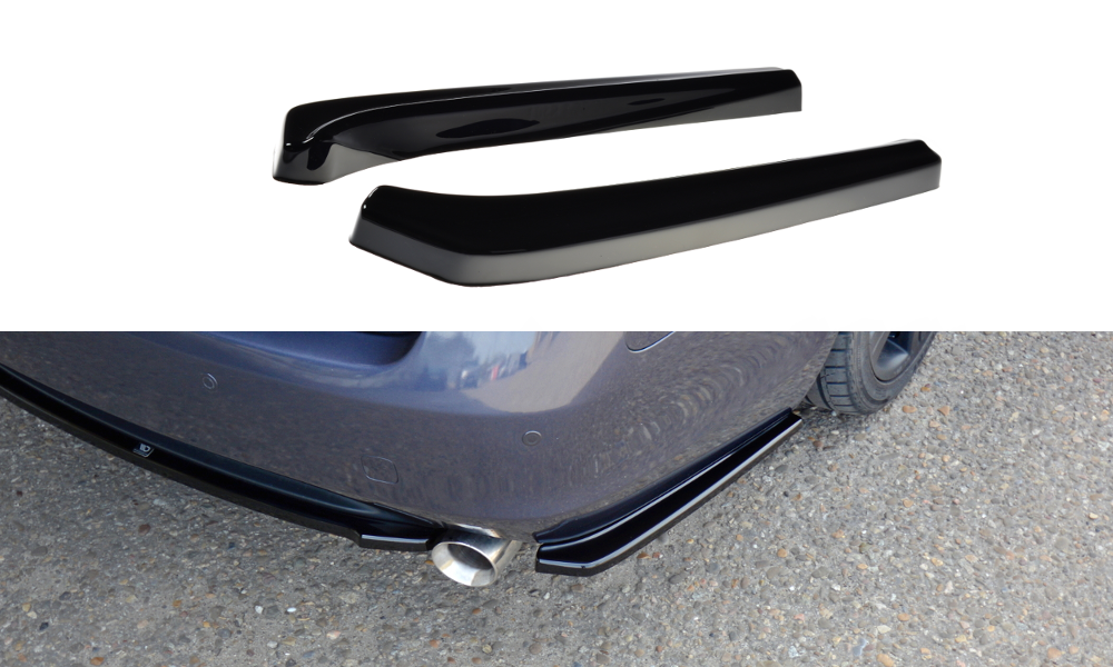 Heck Ansatz Flaps Diffusor für Lexus GS Mk3 schwarz Hochglanz